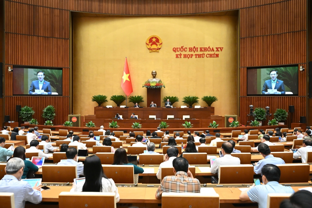 Toàn cảnh phiên làm việc. Ảnh: quochoi.vn