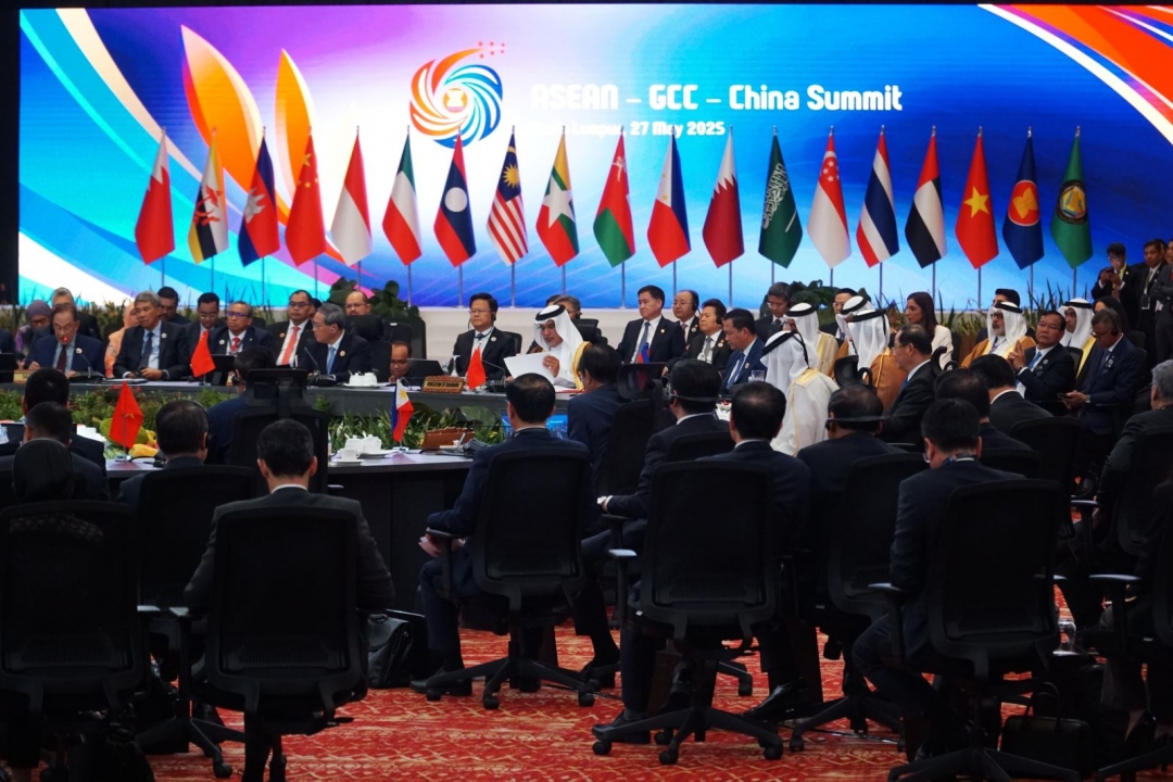 Quang cảnh Hội nghị Cấp cao ASEAN-GCC với Trung Quốc. Ảnh Hằng Linh-PV TTXVN tại Malaysia