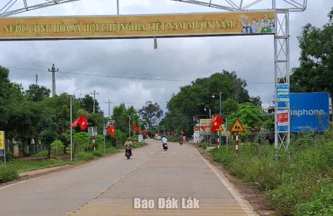 Xã Ea Rốk trước ngày lịch sử (ảnh: Đức Hạnh)
