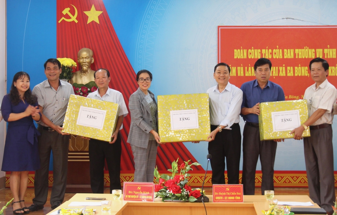 Đoàn công tác của của Tỉnh ủy, HĐND, UBND, Uỷ ban MTTQ Việt Nam tỉnh