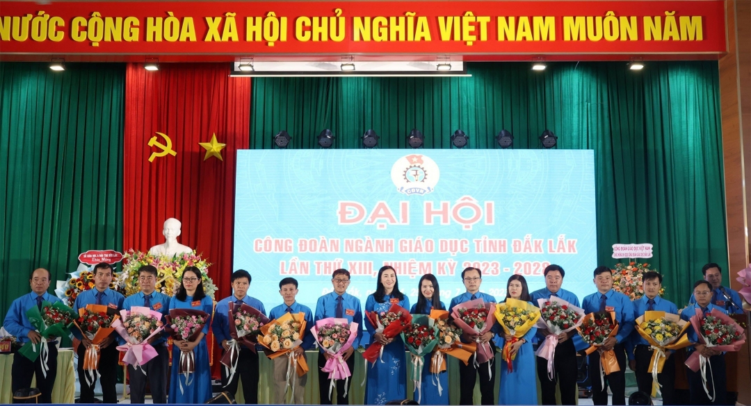 Ban Chấp hành Công đoàn ngành Giáo dục khóa XIII, nhiệm kỳ 2023 - 2028 ra mắt Đại hội