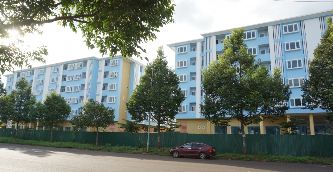 Dự án nhà ở xã hội (phường Tân An, TP. Buôn Ma Thuột) đã hoàn thành và đưa vào sử dụng.