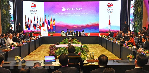 Toàn cảnh Hội nghị Bộ trưởng Ngoại giao ASEAN và Nhật Bản. Ảnh: TTXVN