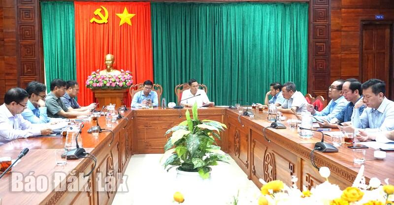 Các đại biểu tham dự tại điểm cầu tỉnh Đắk Lắk.