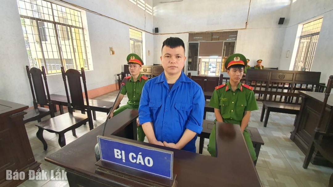 Bị cáo Đại tại tòa.