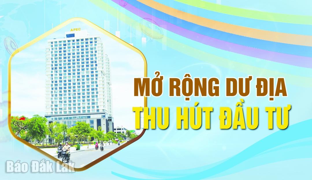 Hạ tầng đầu tư khang  trang, hiện đại là một trong những điểm nhấn trong thu hút đầu tư của tỉnh. Ảnh: Hồ Như 