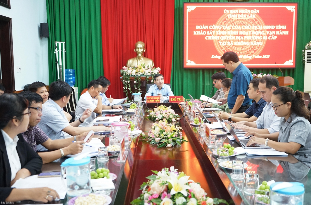 Đại biểu tham dự buổi làm việc