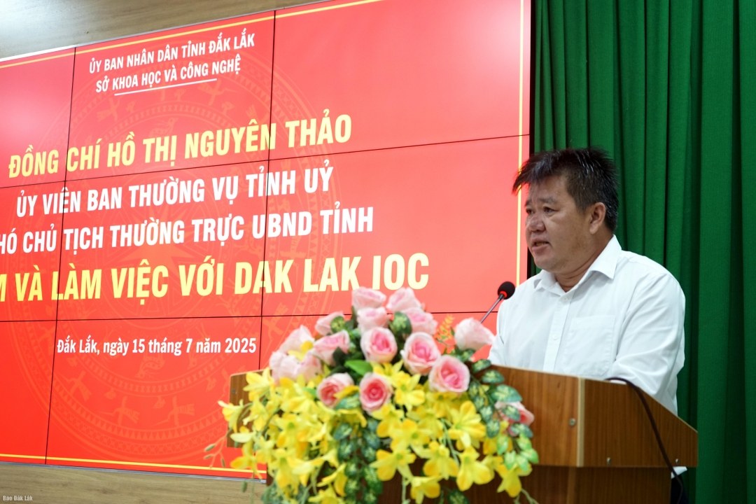 Võ Nguyễn Hoàng Nam – Giám đốc Trung tâm Giám sát, điều hành đô thị thông minh tỉnh Đắk Lắk 