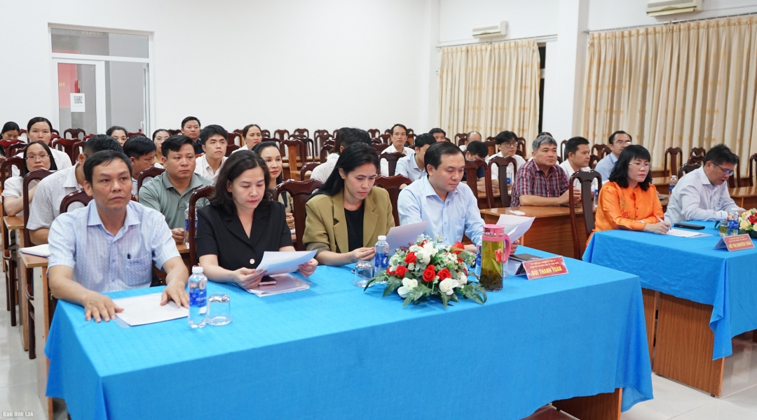 Đại biểu tham dự buổi làm việc