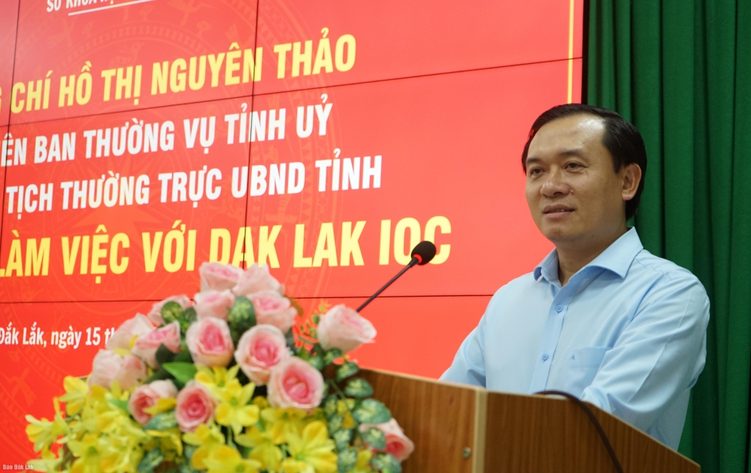Đồng chí Bùi Thanh Toàn, Ủy viên Ban thường vụ Tỉnh ủy, Giám đốc Sở Khoa học và Công nghệ