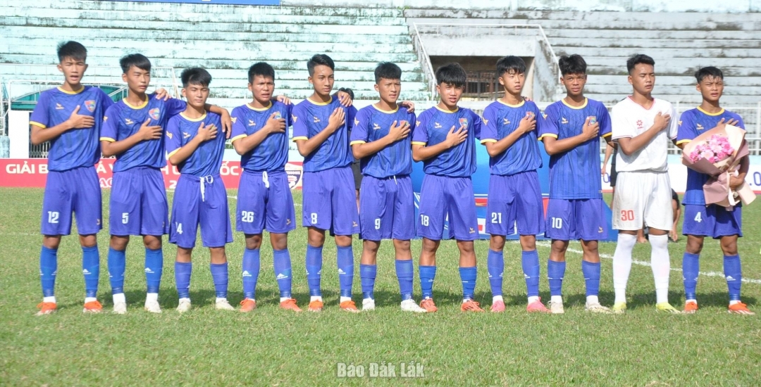 Đội hình U15 đầy tiềm năng của Đắk Lắk trong tương lai.
