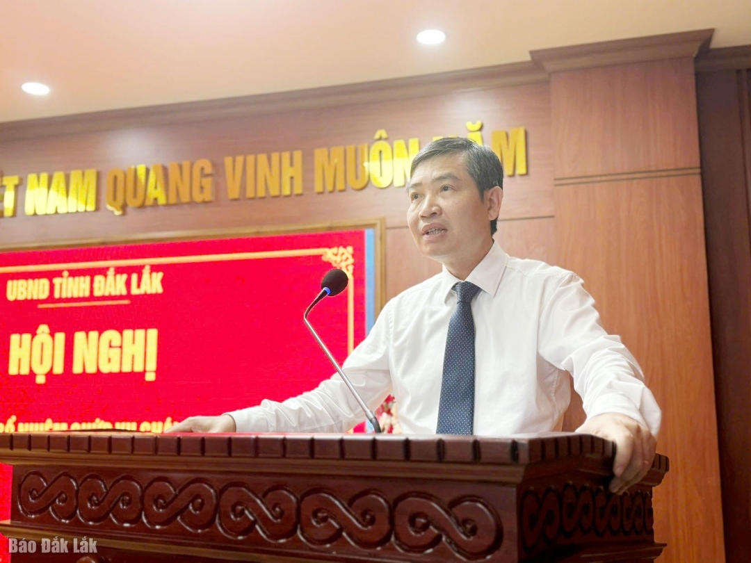 Phó Bí thưu Tỉnh ủy, Chủ tịch UBND tỉnh Tạ Anh Tuấn phát biểu chỉ đạo.