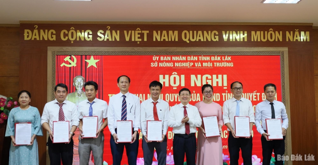 trao quyết định