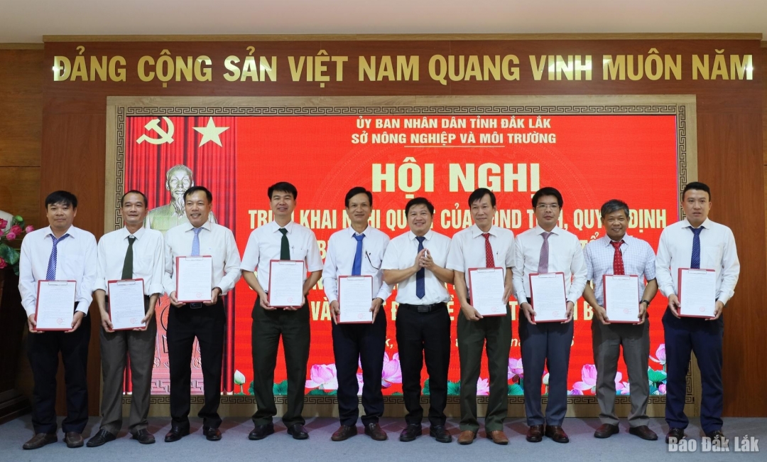 trao quyết định