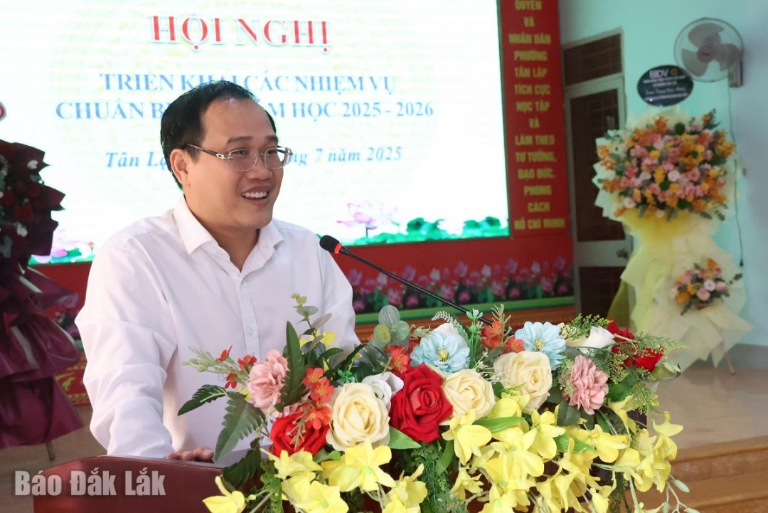 Chủ tịch UBND phường Tân Lập Trần Đức Nhật 