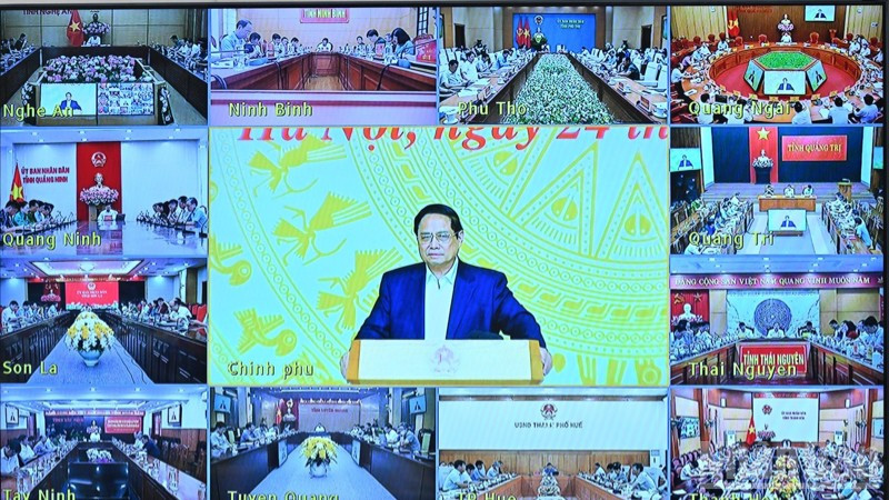 Các địa phương tham dự trực tuyến.