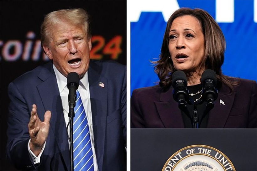 Cựu Tổng thống Donald Trump và Phó Tổng thống Kamala Harris đồng ý tranh luận trên ABC News vào ngày 10/9 tới. Ảnh: AP