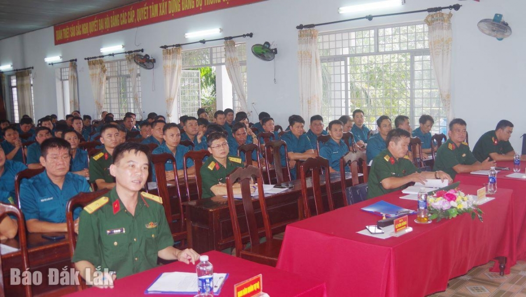 Các đại biểu tham dự lớp tập huấn.
