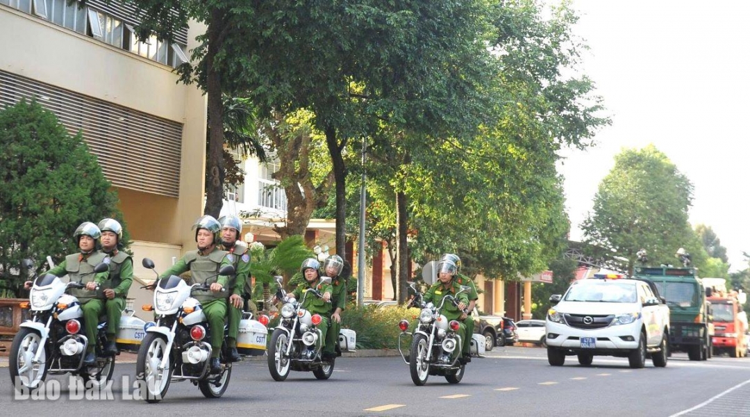 Các lực lượng triển khai ra quân.