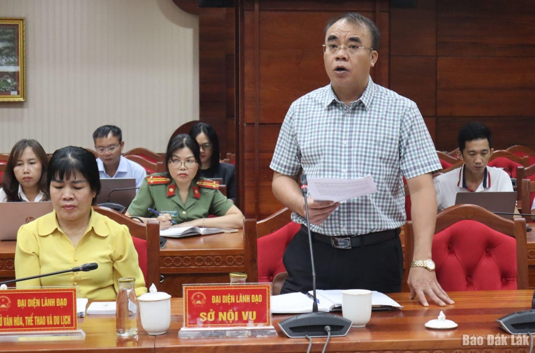 Lãnh đạo Sở Nội vụ thông tin sơ bộ về kết quả triển khai thực hiện mô hình chính quyền địa phương hai cấp sau một tháng vận hành.