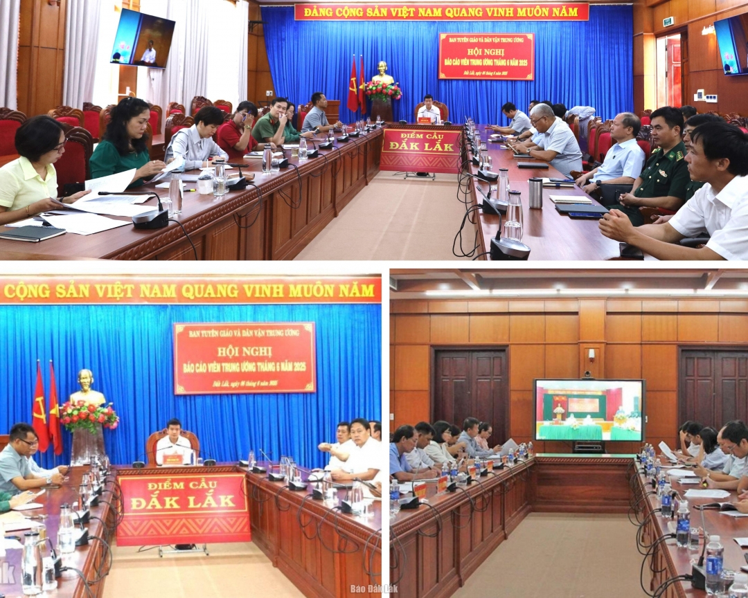 Hội nghị học tập, quán triệt các chỉ thị, nghị quyết của Đảng bằng hình thức trực tuyến từ Trung ương xuống tỉnh, xã, góp phần lan tỏa nhanh chóng chủ trương, đường lối của Đảng đến tận cơ sở.