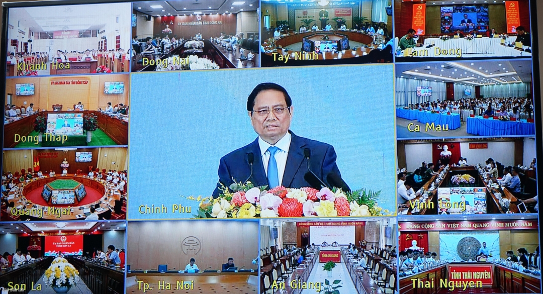 Thủ tướng Chính phủ Phạm Minh Chính phát biểu chỉ đạo tại hội nghị