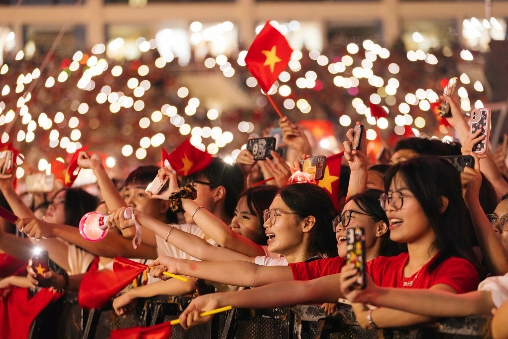 Các concert quốc gia chào mừng kỷ niệm 80 năm Cách mạng tháng Tám thành công (19/8/1945 - 19/8/2025) và Quốc khánh nước Cộng hòa xã hội chủ nghĩa Việt Nam (2/9/1945 - 2/9/2025) đã thành công truyền tải lòng yêu nước và niềm tự hào dân tộc. Ảnh: Finn Studio