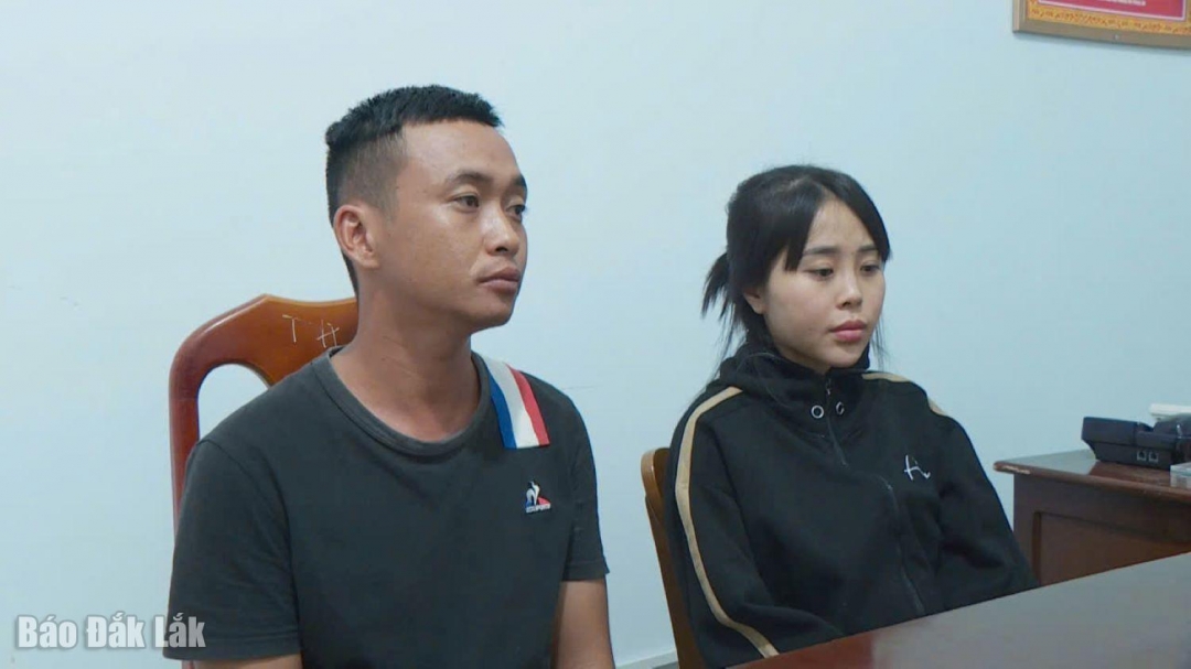 Hai đối tượng bị bắt giữ.