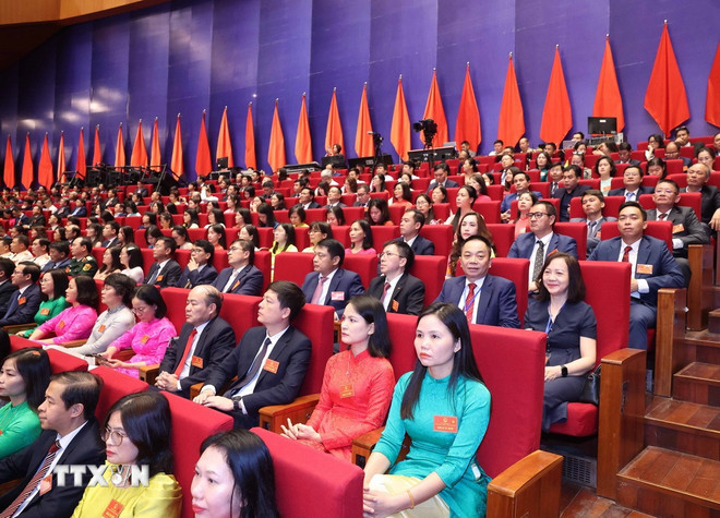 Các đại biểu dự Lễ kỷ niệm 80 năm thành lập Chính phủ. Ảnh: TTXVN