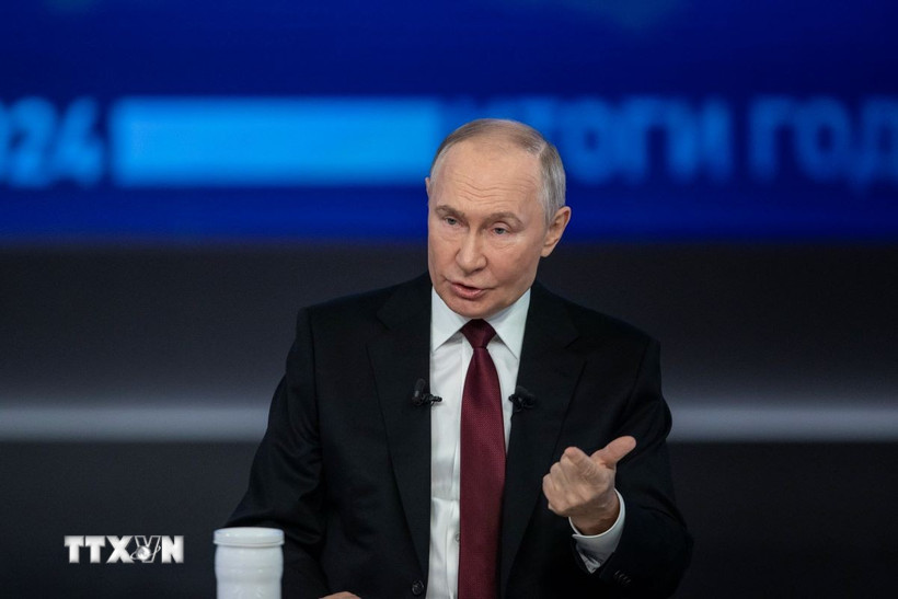 Tổng thống Nga Vladimir Putin. Ảnh: THX/TTXVN