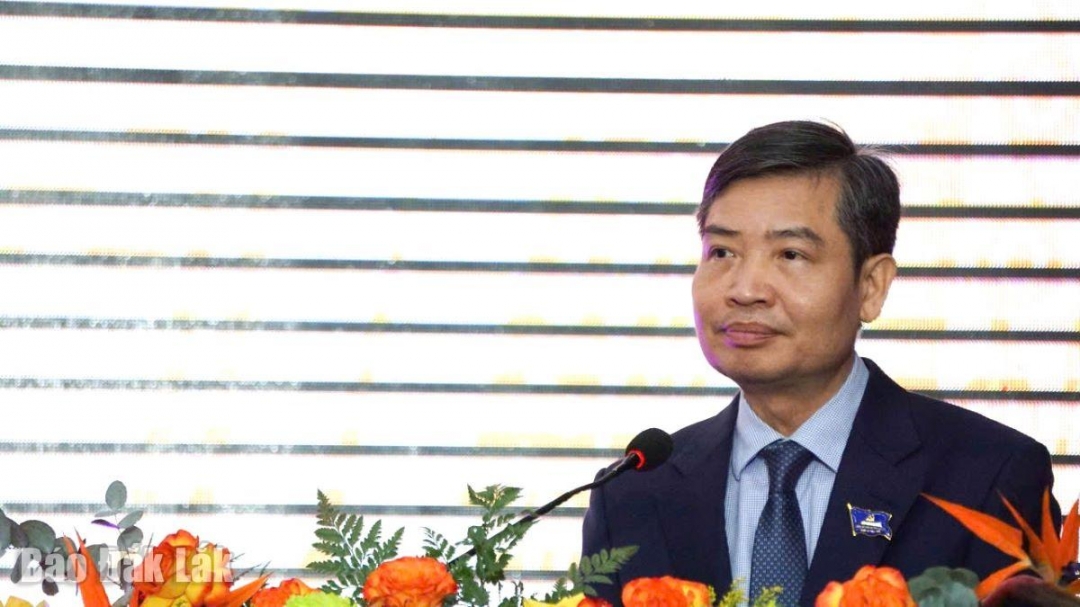 Phó Bí thư Tỉnh ủy, Chủ tịch UBND tỉnh Tạ Anh tuấn phát biểu chỉ đạo Đại hội.