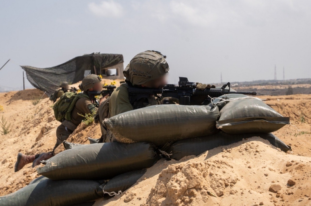 Binh sĩ Israel được triển tại Dải Gaza. Ảnh: THX/TTXVN