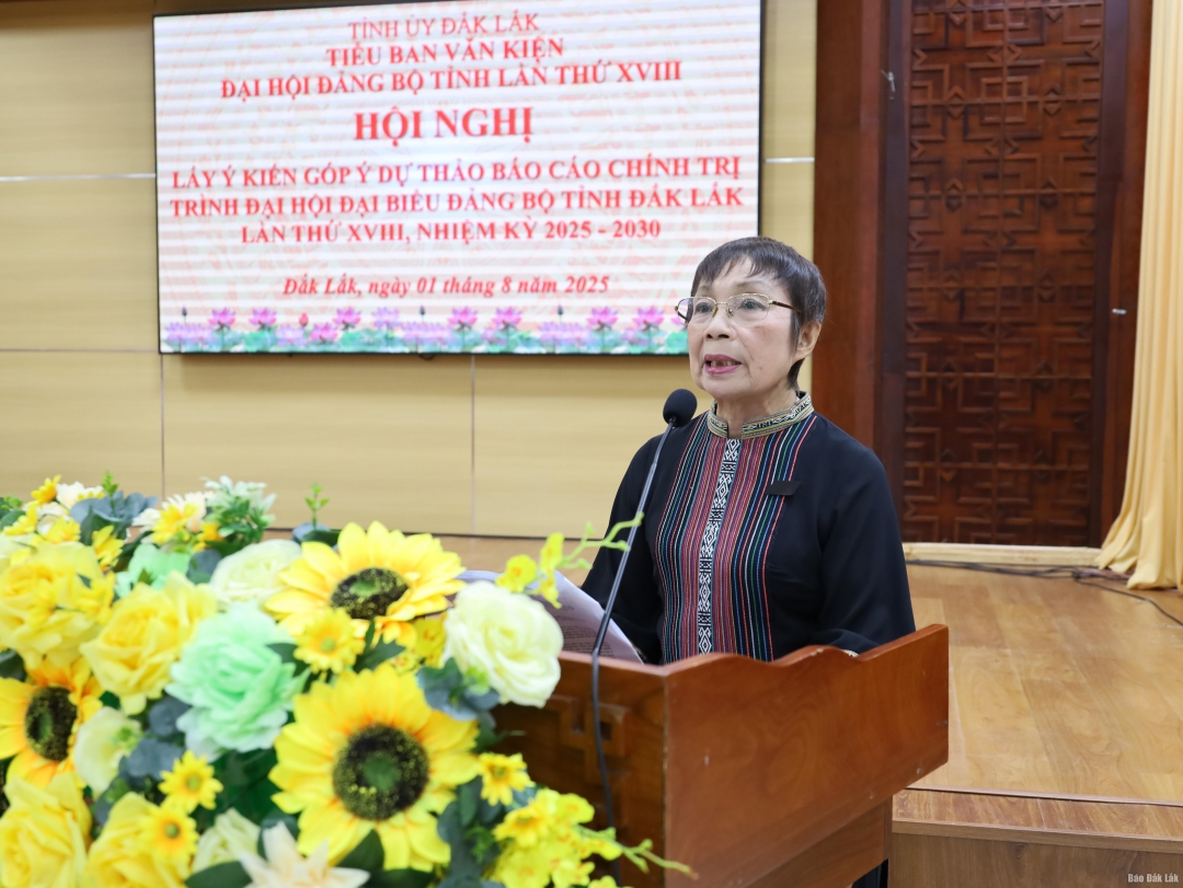 tham luận tại hội nghị.