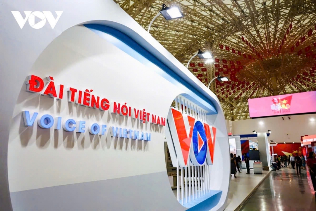 Gian trưng bày tái hiện những dấu mốc đáng nhớ của VOV.