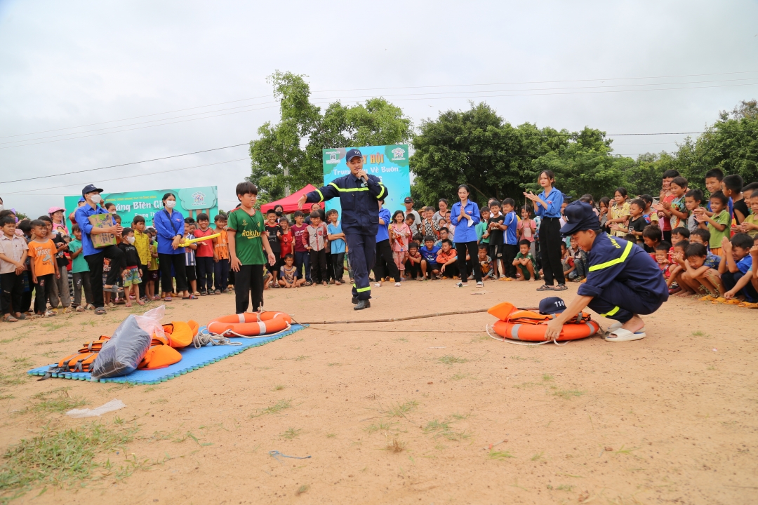 Trò chơi có nội dung về kỹ năng chống đuối nước