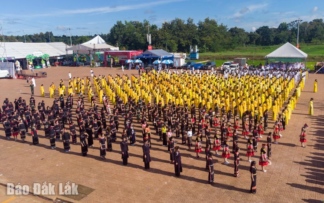 Các đại biểu thực hiện nghi thức chào cờ.