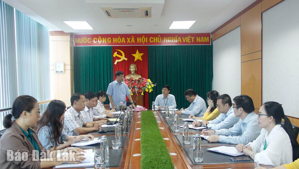 Quang cảnh buổi kiểm tra.