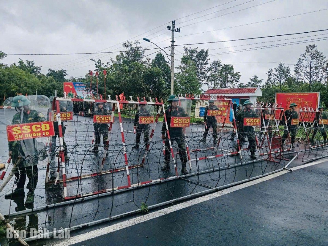 Trung đoàn 66 (Sư đoàn 10, Quân đoàn 34) luyện tập các phương án sẵn sàng chiến đấu.