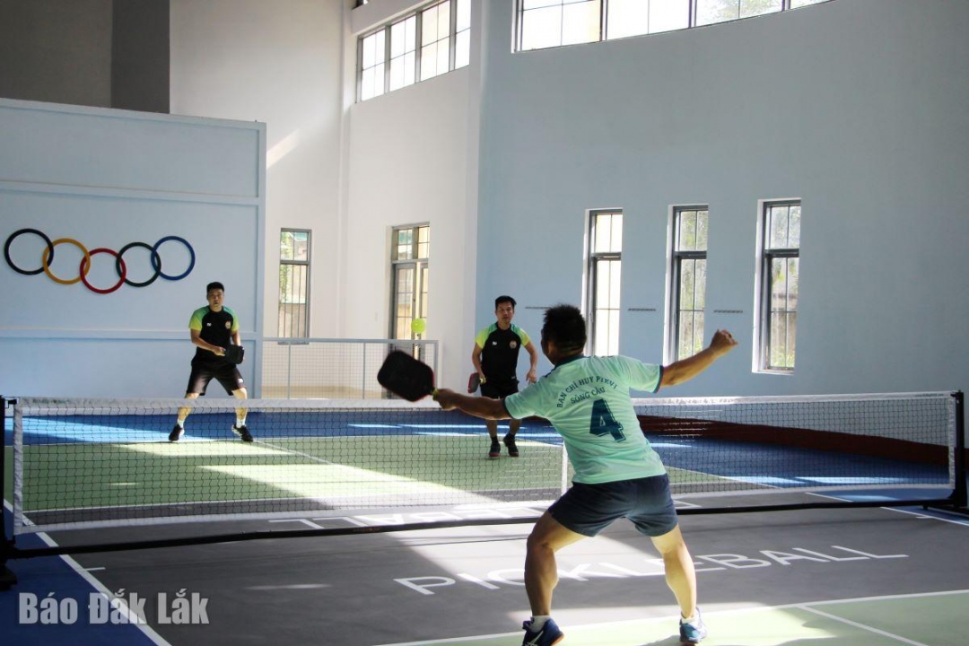 Phần thi pickleball đôi nam