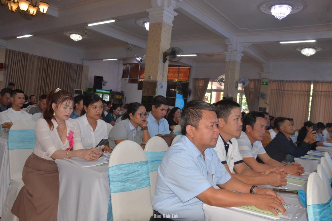 Học viên tham dự lớp tập huấn.
