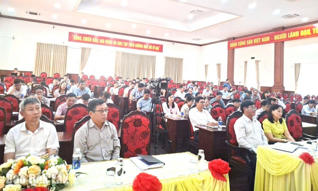 Các đại biểu tham dự buổi làm việc.