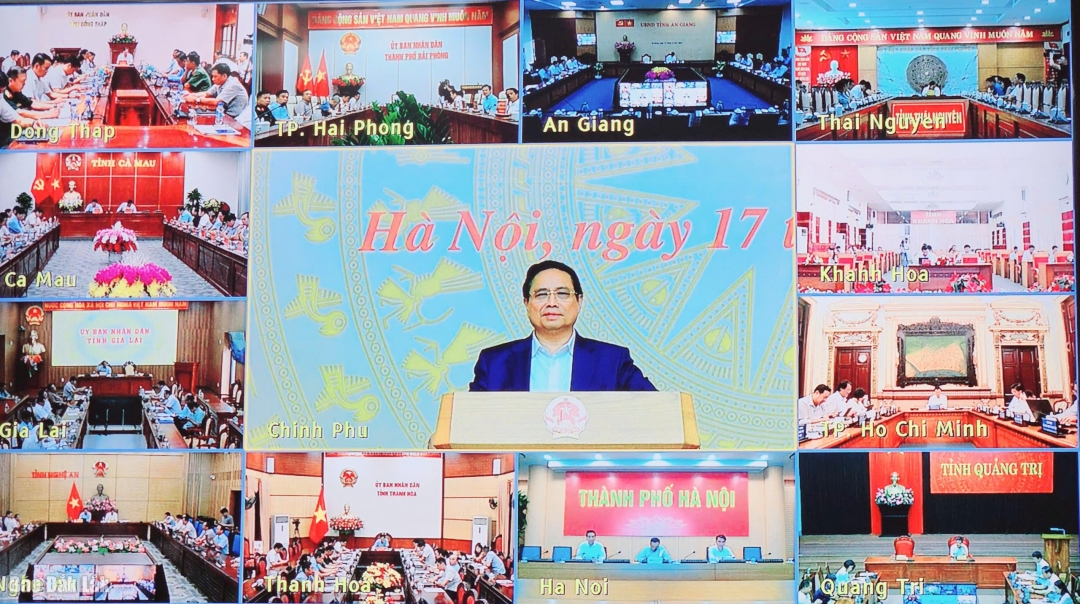 Hội nghị được tổ chức trực tuyến đến các địa phương trên toàn quốc.