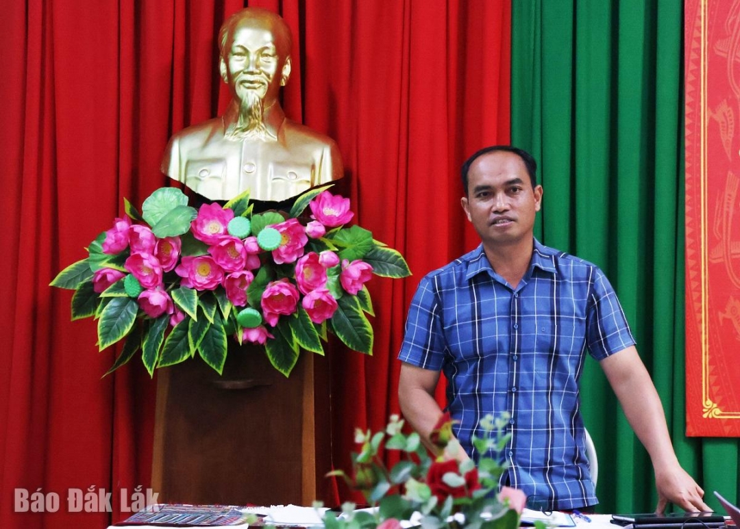 Phó Trưởng Ban Dân tộc HĐND tỉnh Y Car Ênuôl 