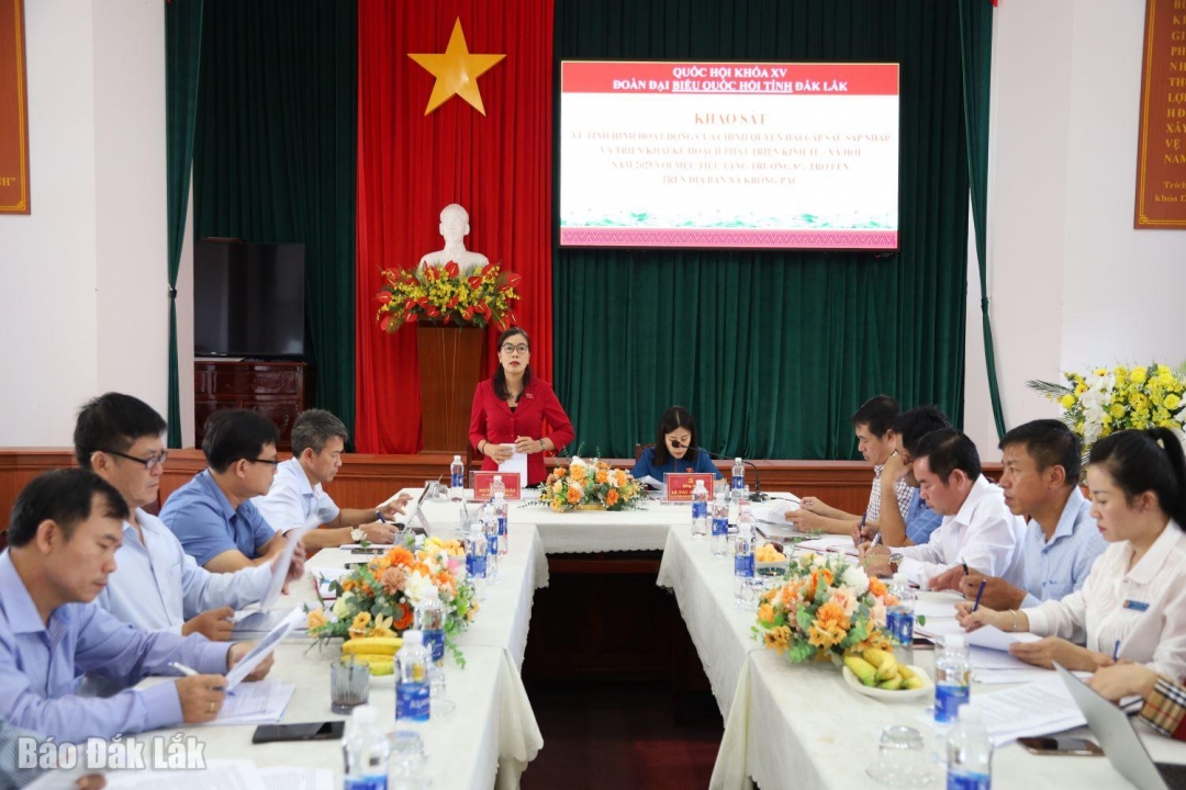 Các đại biểu tham dự buổi khảo sát.