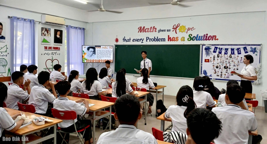 Một tiết học đổi mới theo Chương trình giáo dục phổ thông 2018. Ảnh: T. Hiếu