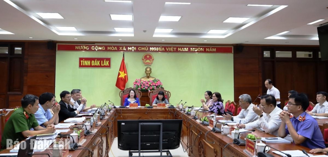 Đoàn khảo sát của Ủy ban Pháp luật và Tư pháp của Quốc hội làm việc với UBND tỉnh “Về chấp hành pháp luật trong công tác phòng, chống tội phạm và vi phạm pháp luật; công tác phòng, chống tham nhũng; công tác điều tra, truy tố, xét xử, thi hành án năm 2025” trên địa bàn tỉnh. Ảnh minh họa