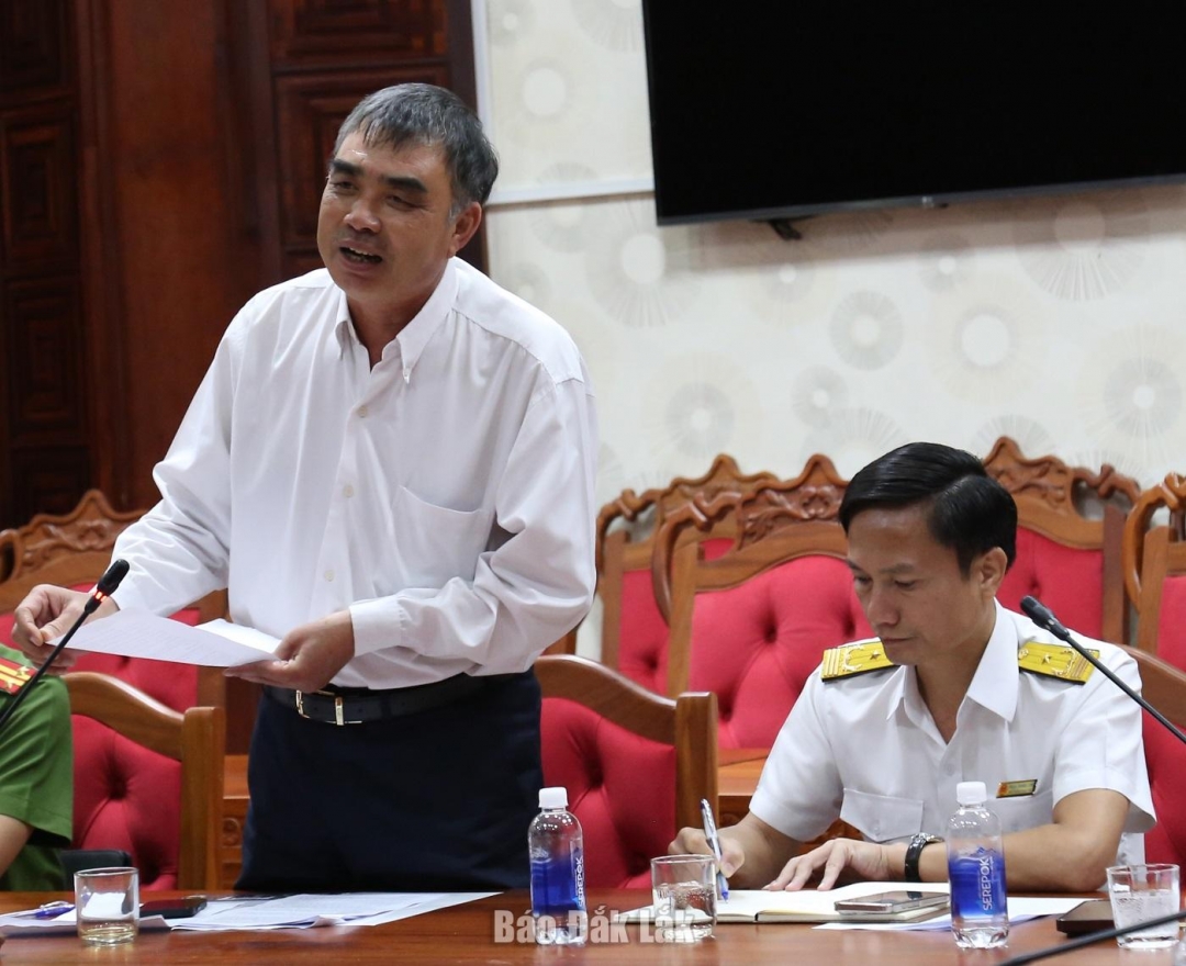 Đại diện Hội Nghề cá Phú Yên tham gia ý kiến tại cuộc họp