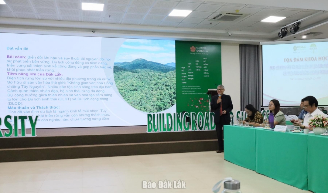 TS. Trần Ngọc Thanh, Viện trưởng Viện Nông nghiệp và Phát triển nông thôn Tây Nguyên (Trường Đại học Đông Á)