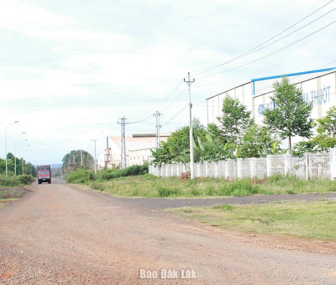 Hạ tầng kỹ thuật Cụm công nghiệp Tân An 2 chưa hoàn thiện
