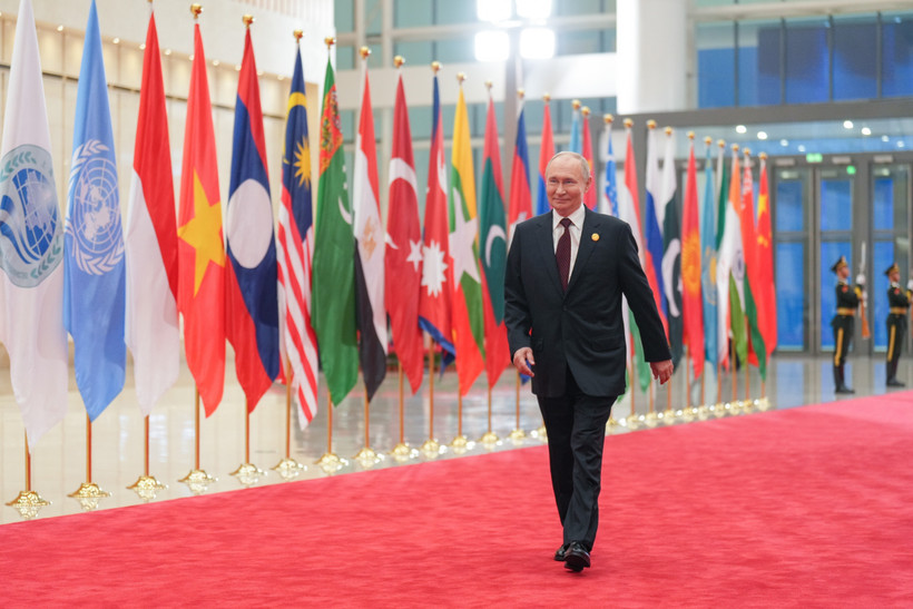 Tổng thống Nga Vladimir Putin dự Hội nghị thượng đỉnh SCO tại Thiên Tân, Trung Quốc, ngày 31/8/2025. Ảnh: THX/TTXVN